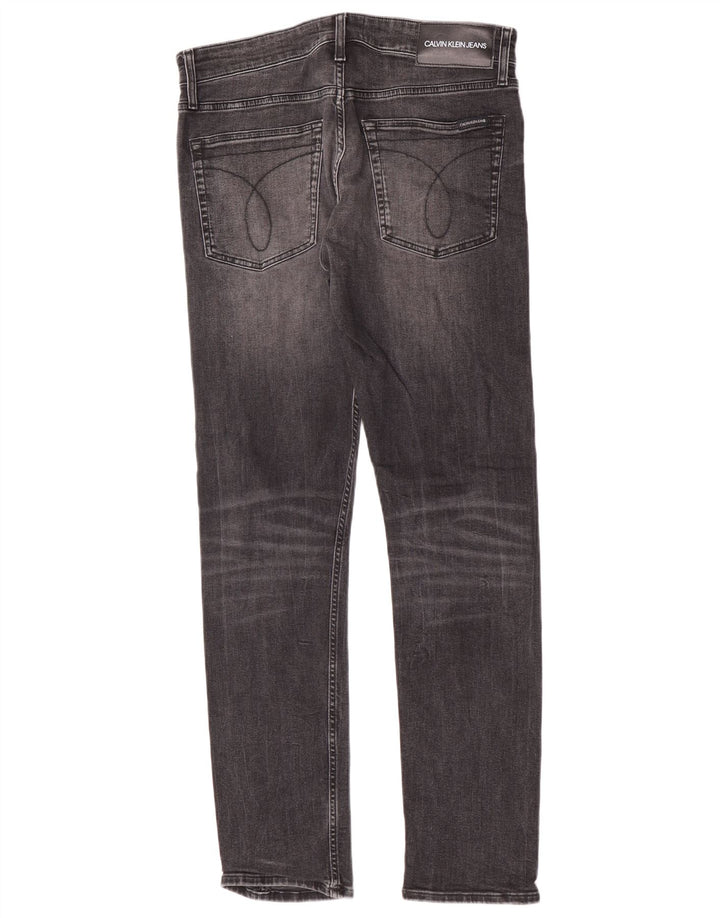 Męskie jeansy Calvin Klein W32 L32 Szara bawełna