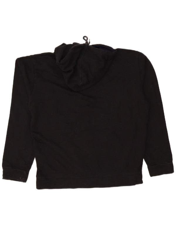 Męski sweter z kapturem i grafiką CHAMPION, duży, czarny, bawełniany