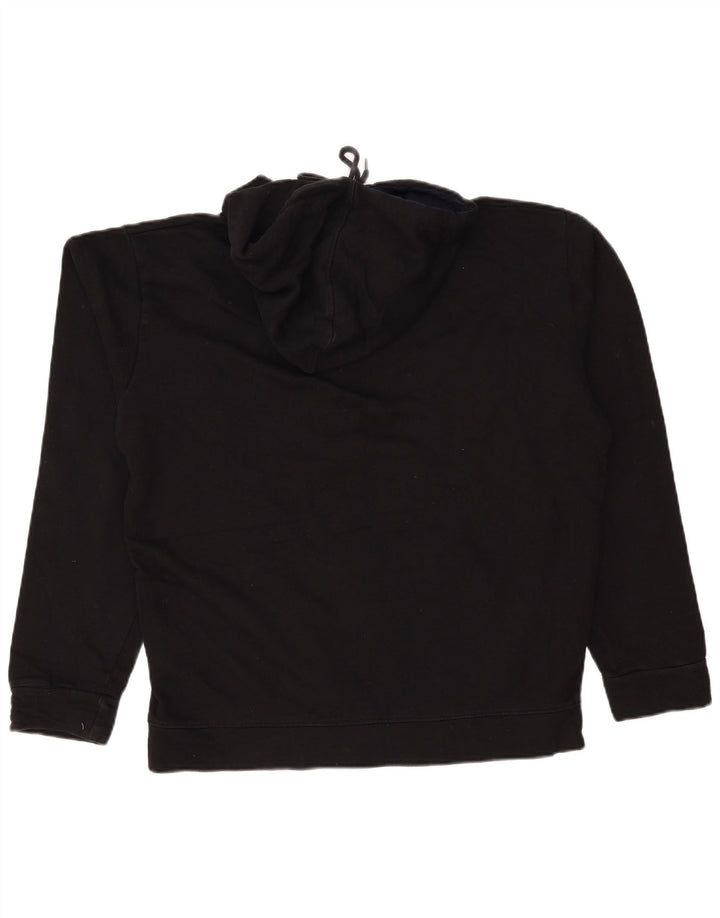 Męski sweter z kapturem i grafiką CHAMPION, duży, czarny, bawełniany