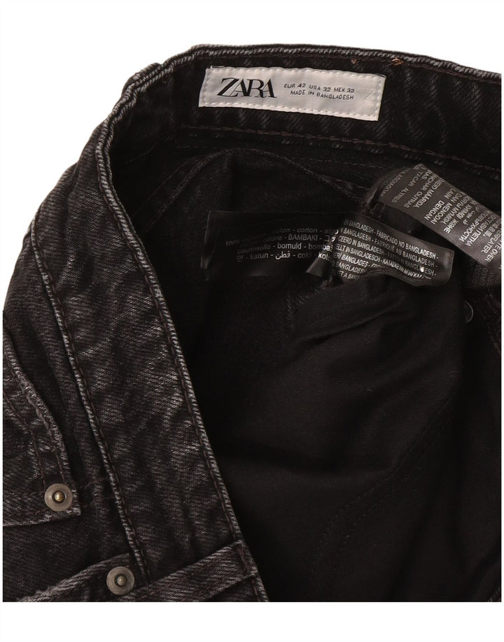 Męskie spodenki jeansowe Zara EU 42 Large W32 Szara bawełna