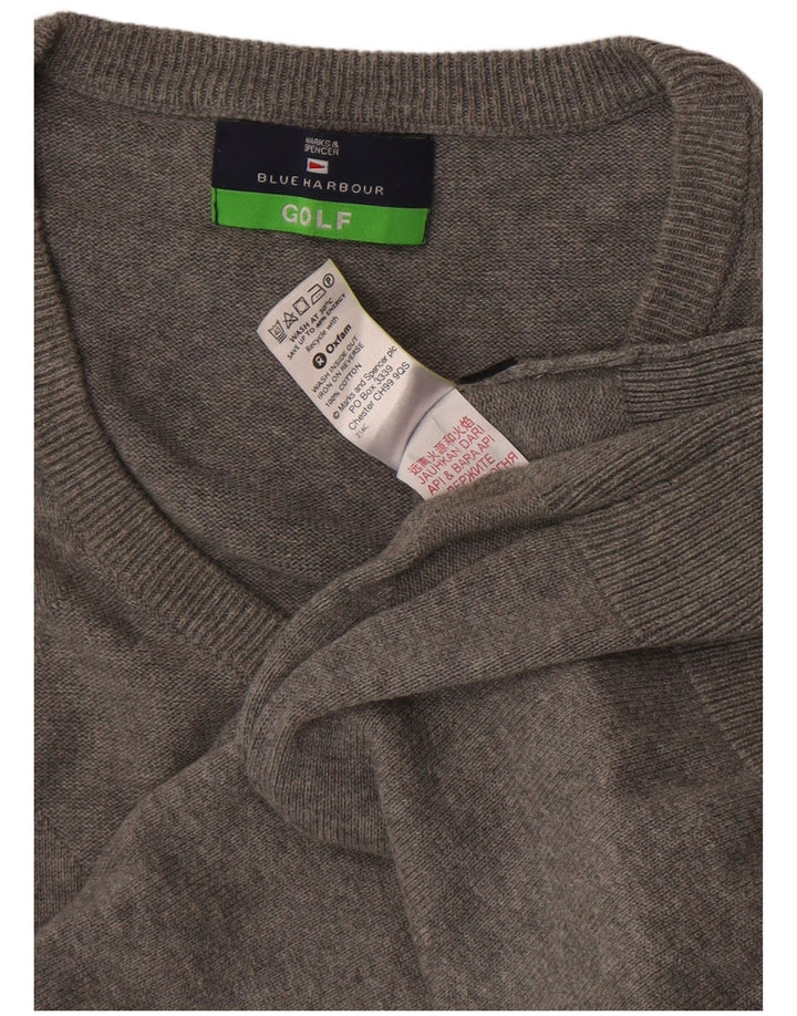 Podkoszulek męski MARKS & SPENCER w kolorze niebieskim Harbor, UK 38/40, średni szary