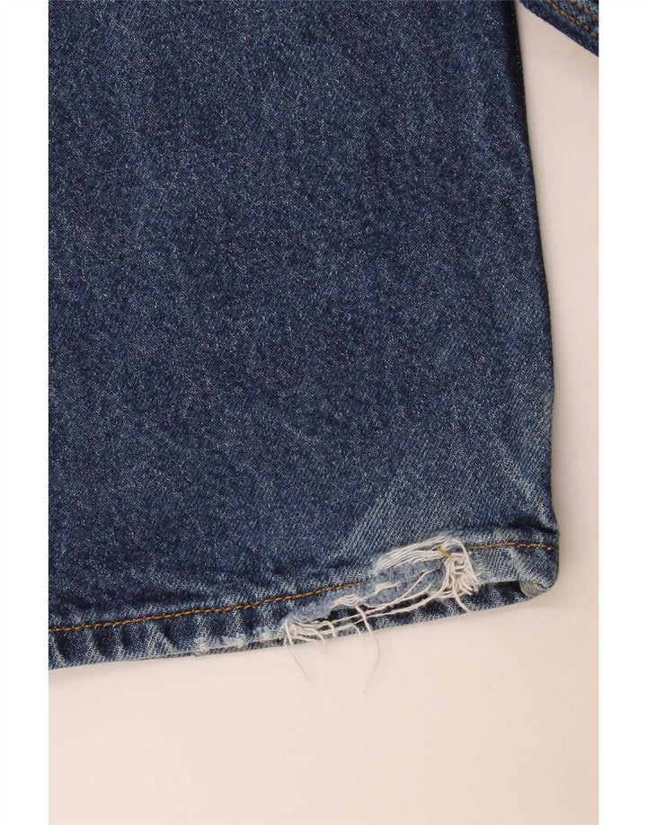 Męskie jeansy Levi's 505 o regularnym kroju W34 L29 Niebieska bawełna