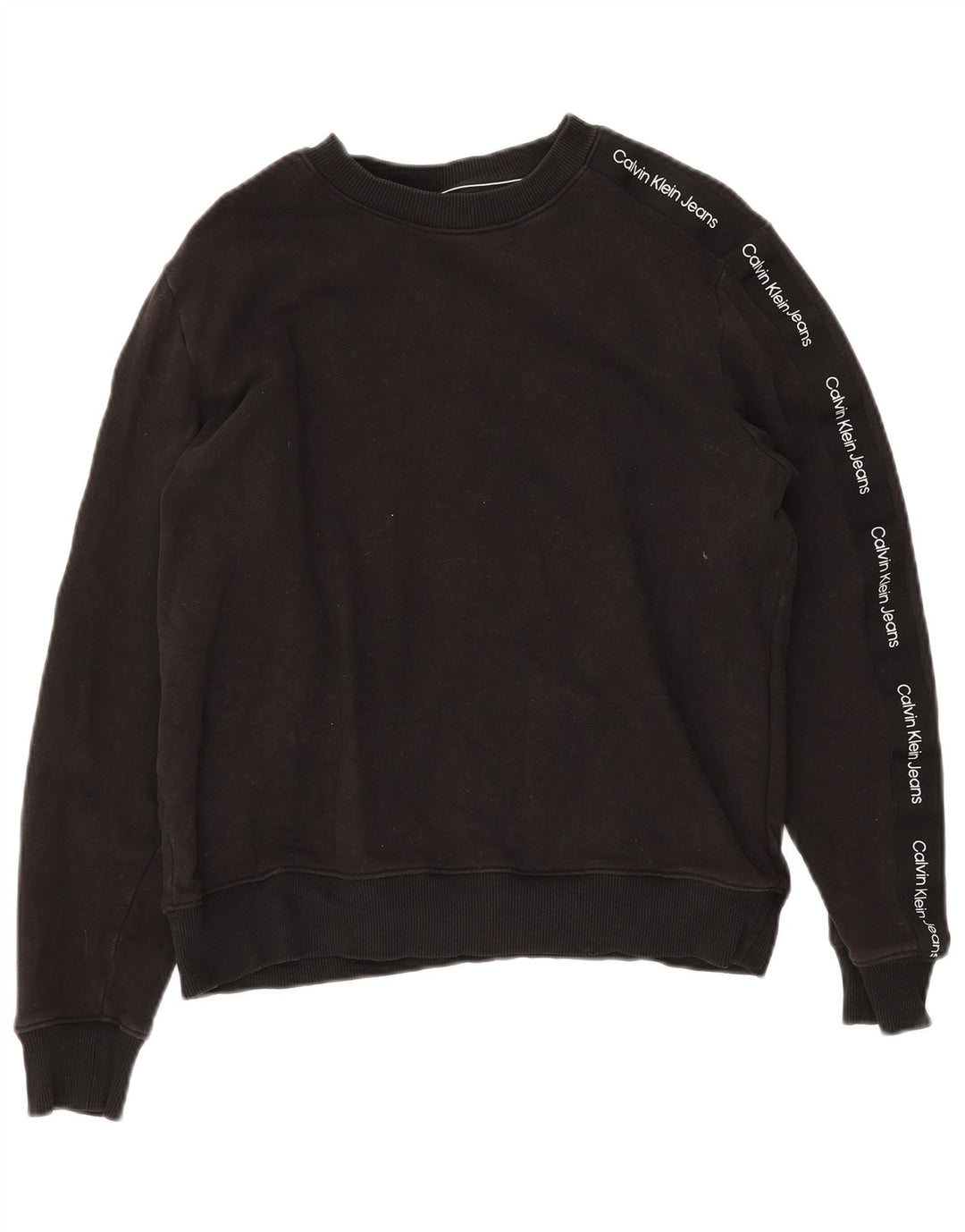 Damska bluza z grafiką Calvin Klein Jeans UK 12, średnia czarna