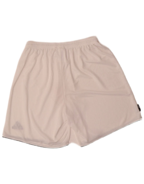 Adidas Mens Climalite Sport Shorts Large White Polyester