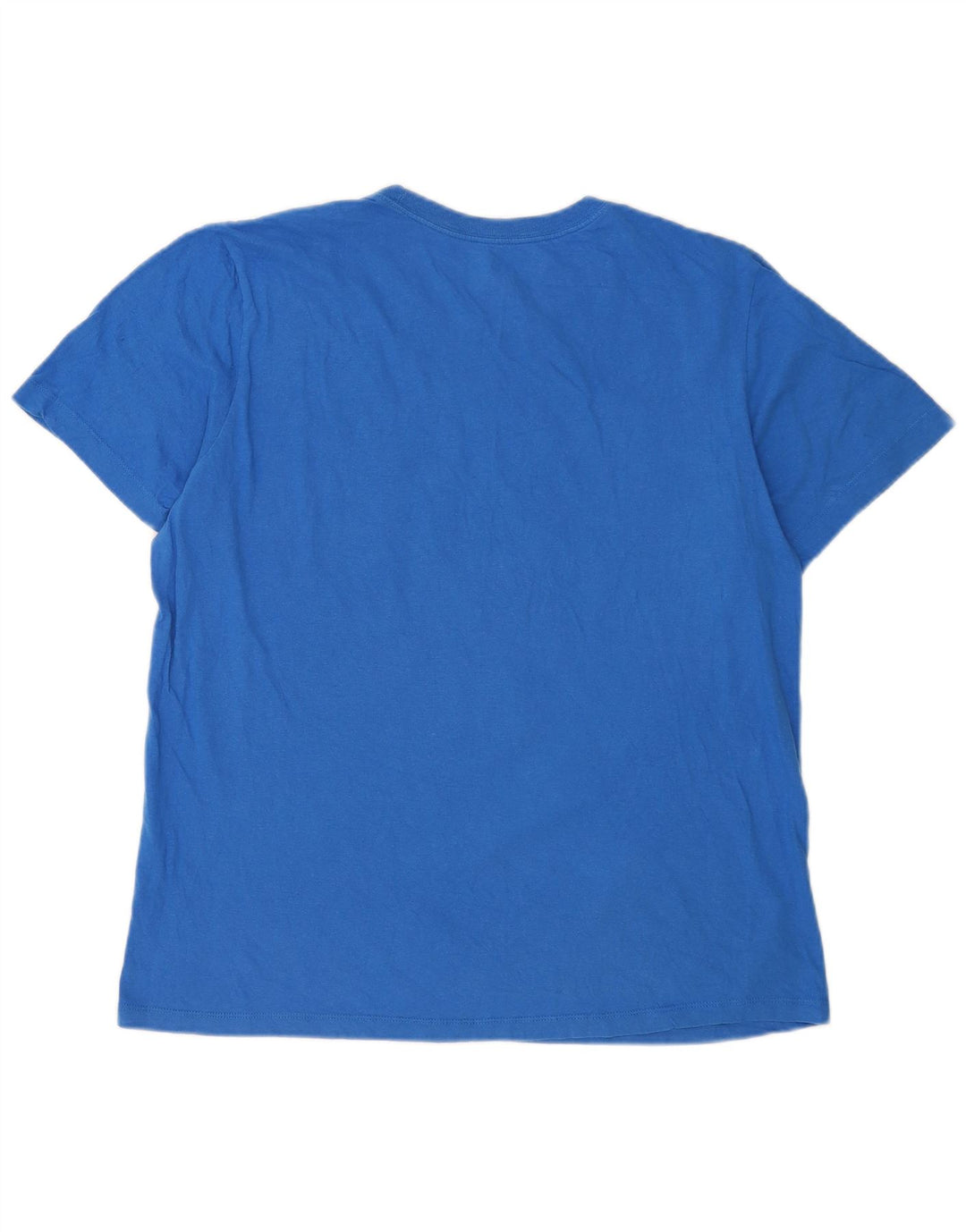 Męski T-shirt z grafiką Nike, duży, niebieski, bawełniany