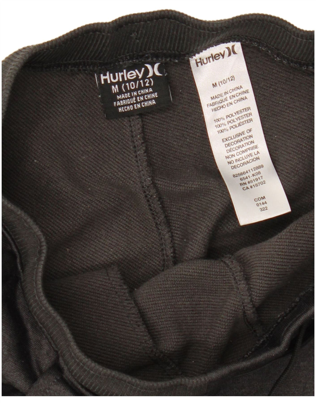 Chłopięce spodnie dresowe Hurley Joggers 10-11 lat, średni szary poliester
