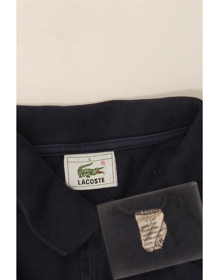 Męska koszulka polo Lacoste, rozmiar 6, XL, granatowa, bawełniana