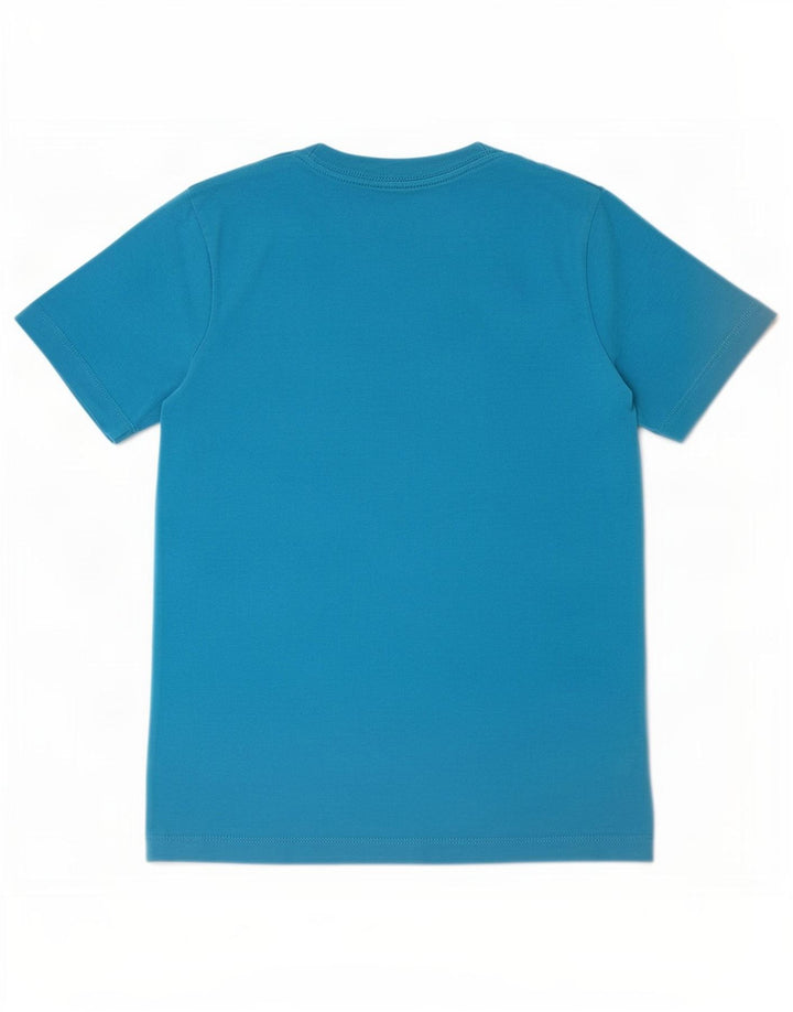 T-shirt chłopięcy Nike w wieku 10–11 lat, średni niebieski, bawełniany