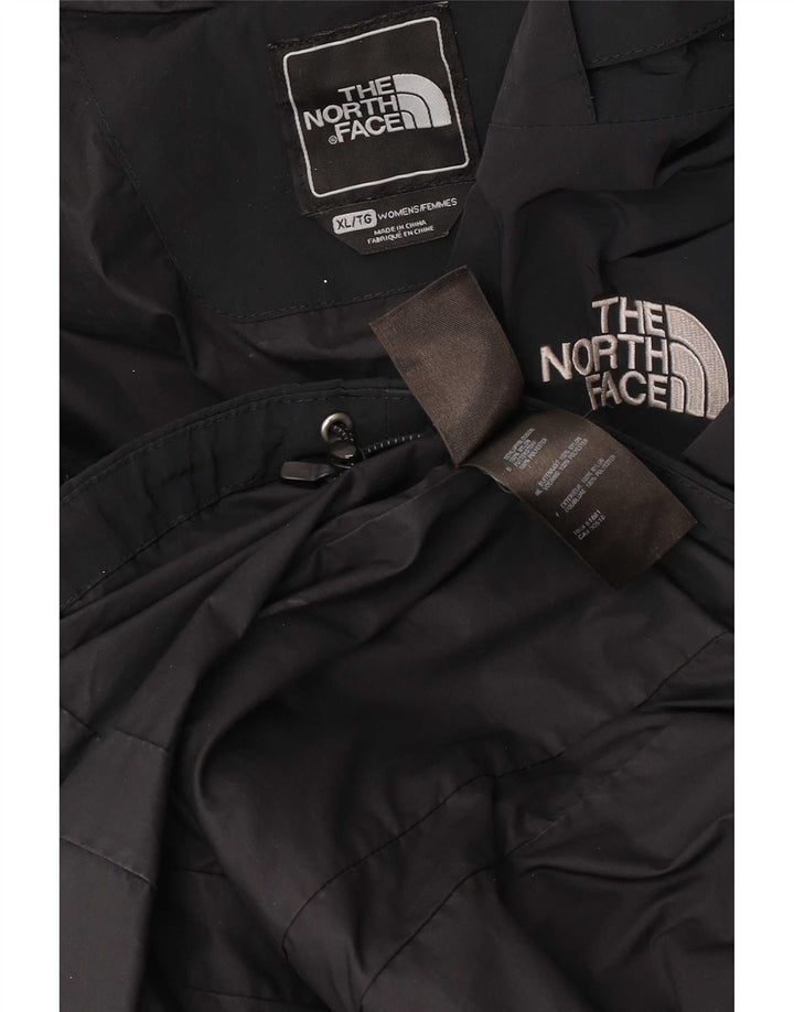 Damska kurtka przeciwdeszczowa oversize The North Face UK 18 XL z czarnego nylonu