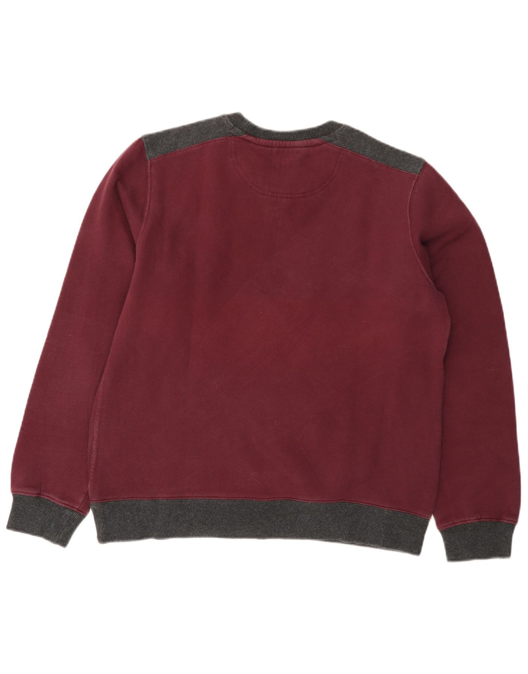 Damska bluza Converse z grafiką, UK 18 XL, burgundowa, z blokami kolorów