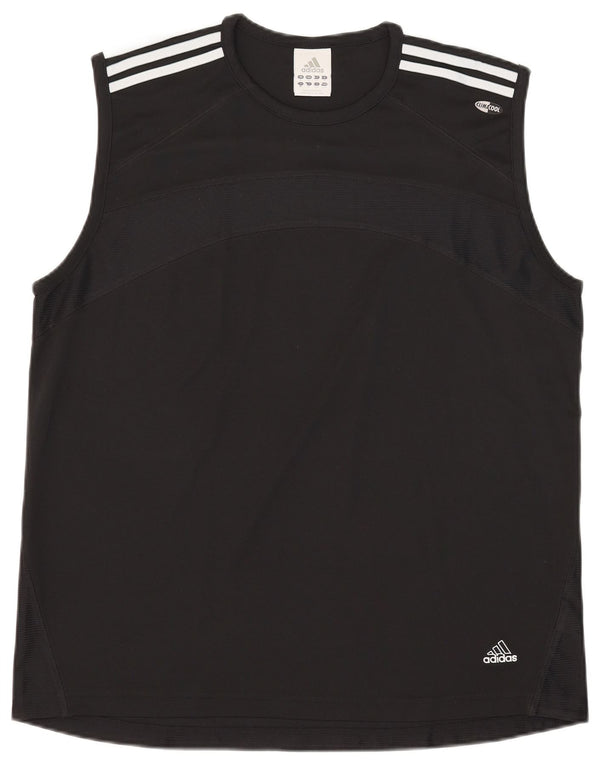 Adidas Męska kamizelka Climacool Top XL Czarny Poliester