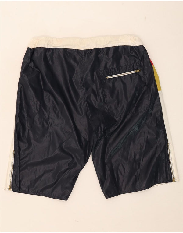 Męskie spodenki kąpielowe Vintage IT 52, duży, wielobarwny nylon z blokami kolorów