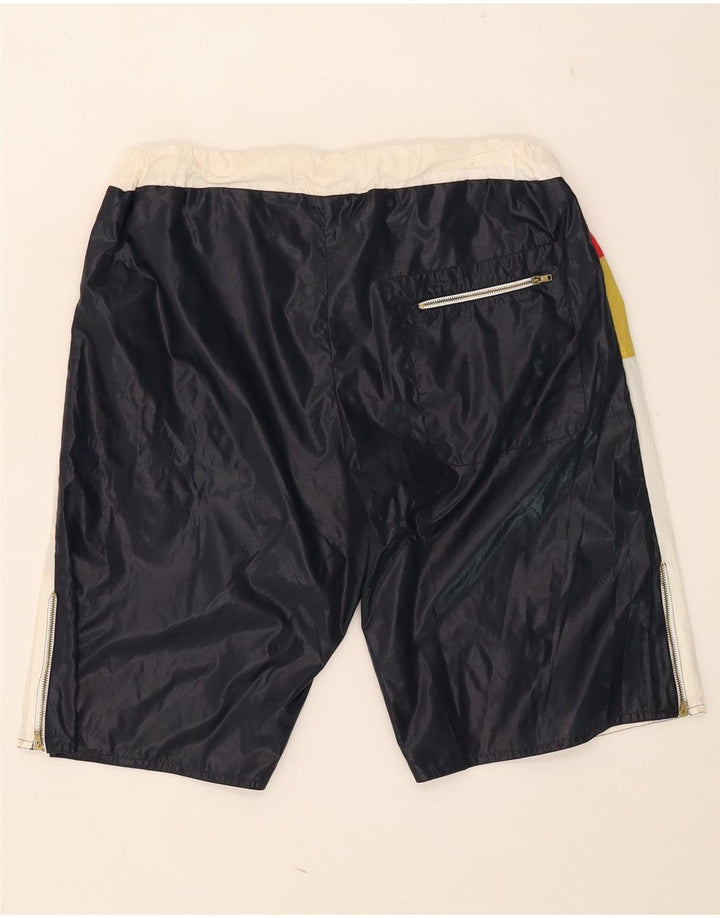 Męskie spodenki kąpielowe Vintage IT 52, duży, wielobarwny nylon z blokami kolorów