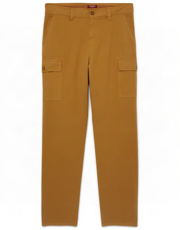Carrera Mens 619 Regular Cargo Trousers IT 48 Medium W32 L34 Beige Cotton