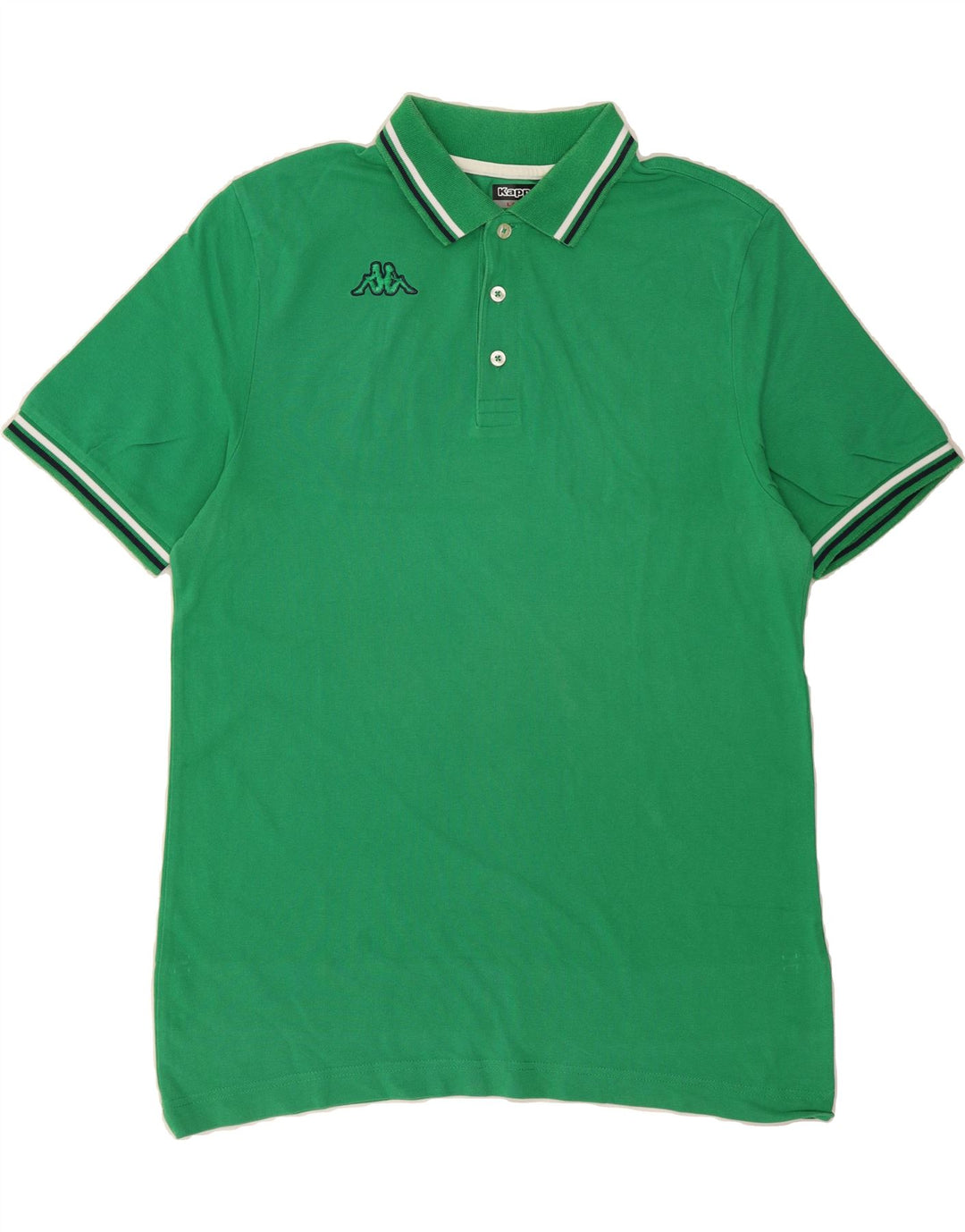 Mens Polo Shirt Large Vintage Kappa and Second-Hand Kappa from Messina Hembry 