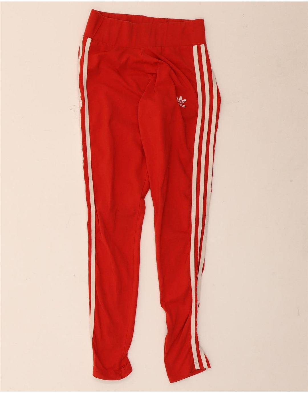 Damskie legginsy Adidas UK 10 Small Red Elastan