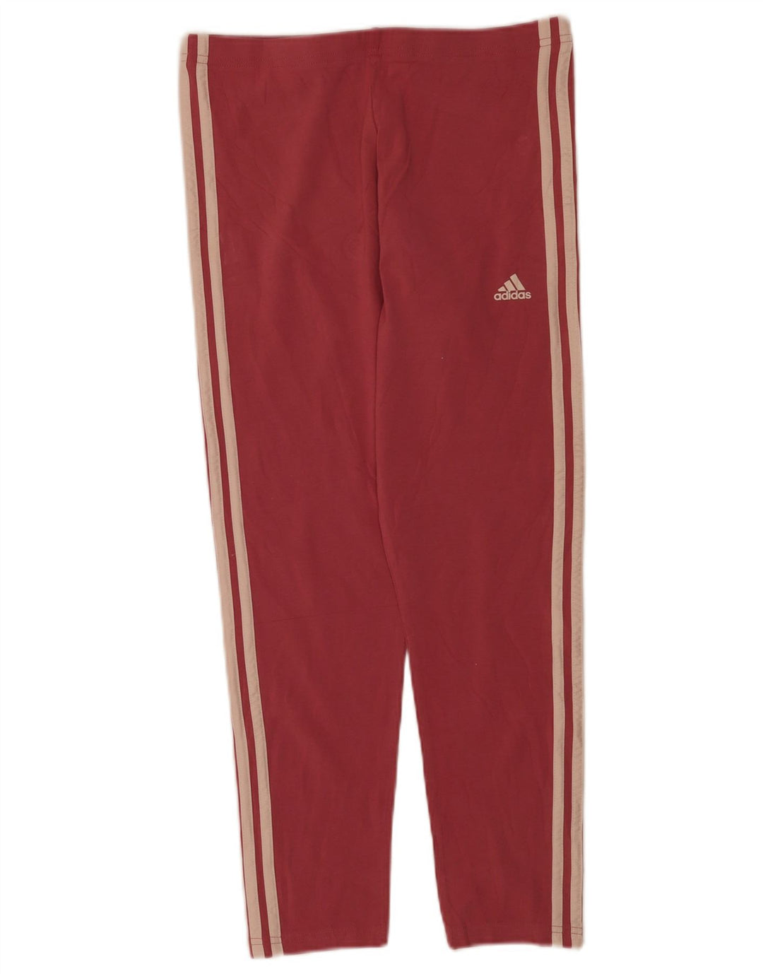 Legginsy damskie Adidas UK 12/14, bawełna w kolorze średniej czerwieni