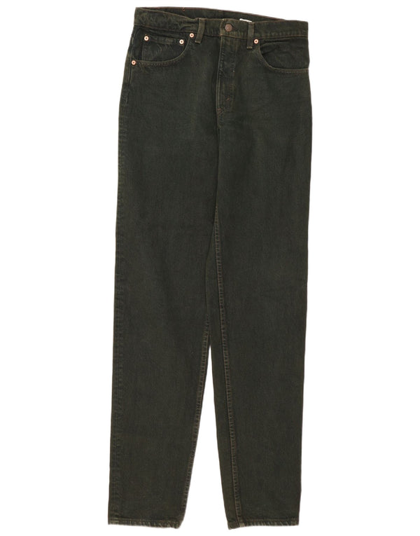 Męskie jeansy Levi's 550 o swobodnym kroju, zwężane W32 L36, zielona bawełna