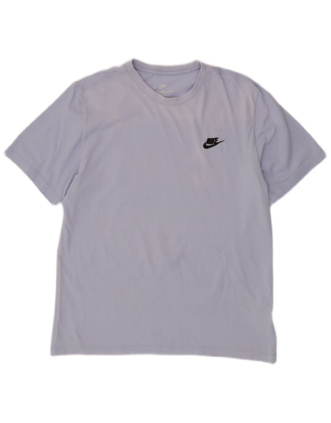 Męski T-shirt NIKE Top, średni niebieski, bawełniany