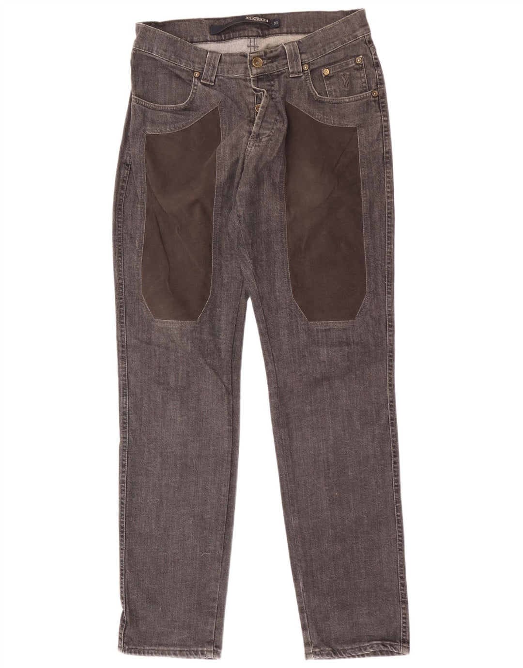 Męskie jeansy slim fit Jeckerson W31 L32 Szara bawełna