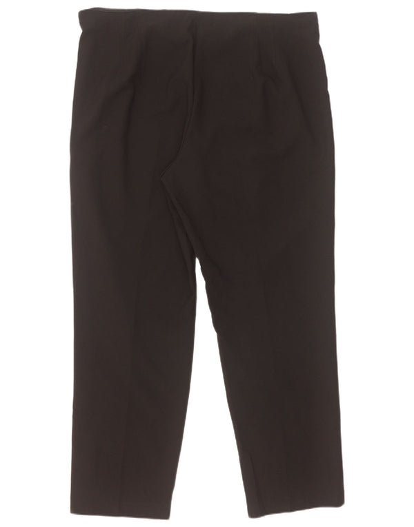 Marks & Spencer Damskie proste spodnie codzienne UK 18 XL W38 L28 Czarne