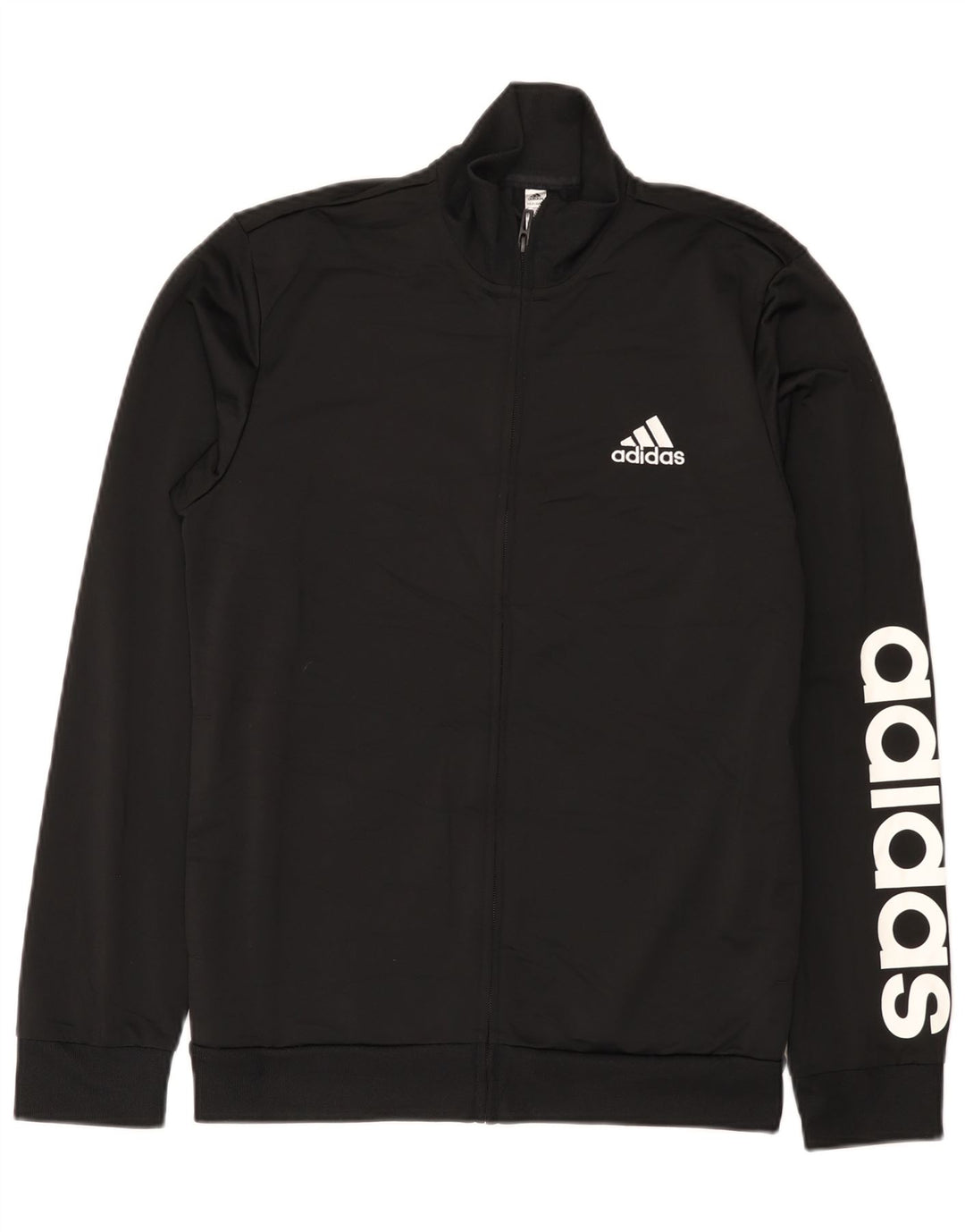 Męska bluza dresowa Adidas z grafiką, UK 38/40, średni czarny poliester