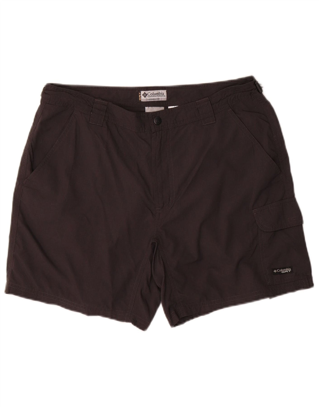 Damskie spodenki cargo COLUMBIA US 12 duże W32 z czarnego nylonu