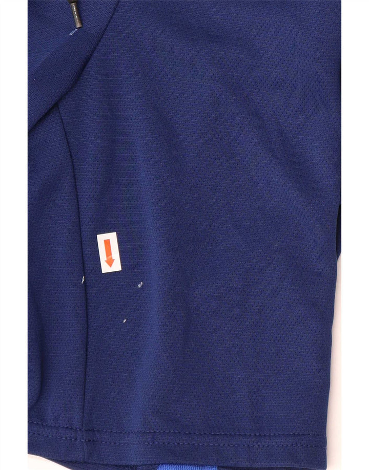 Męskie spodenki sportowe Nike Dri Fit, średni granatowy, poliester z blokami kolorów