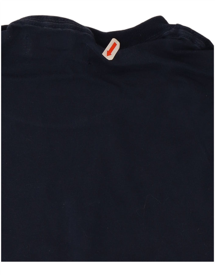 T-shirt męski Adidas Top Medium granatowy, bawełniany w paski