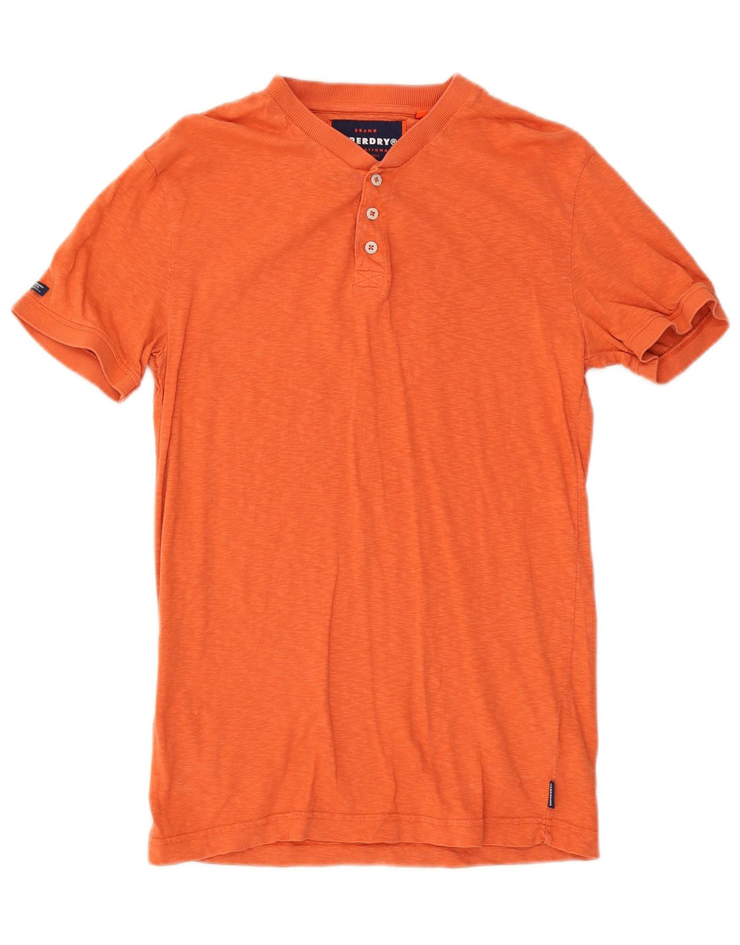 T-shirt męski Superdry, bawełniany, średni, pomarańczowy