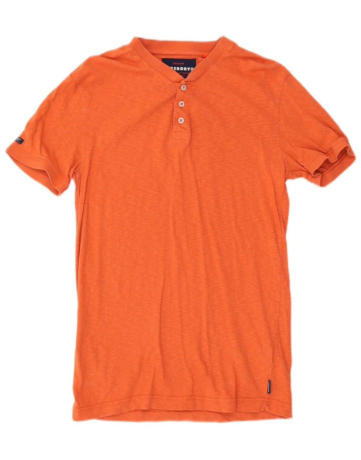 T-shirt męski Superdry, bawełniany, średni, pomarańczowy