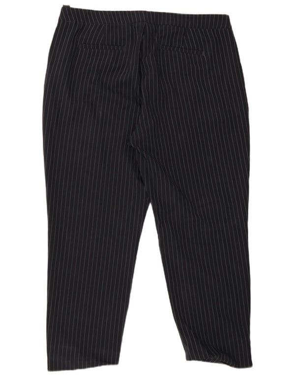 Spodnie Chino Marks & Spencer Damskie UK 20 2XL W38 L27 Granatowe Paski