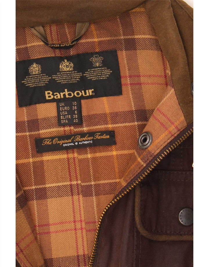 Kurtka damska Barbour z woskowanej bawełny UK 10, mała brązowa
