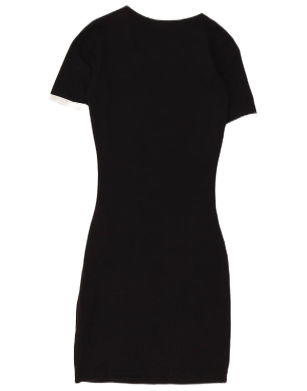 Damska koszulka z grafiką FILA, UK 4 XS, czarna bawełna