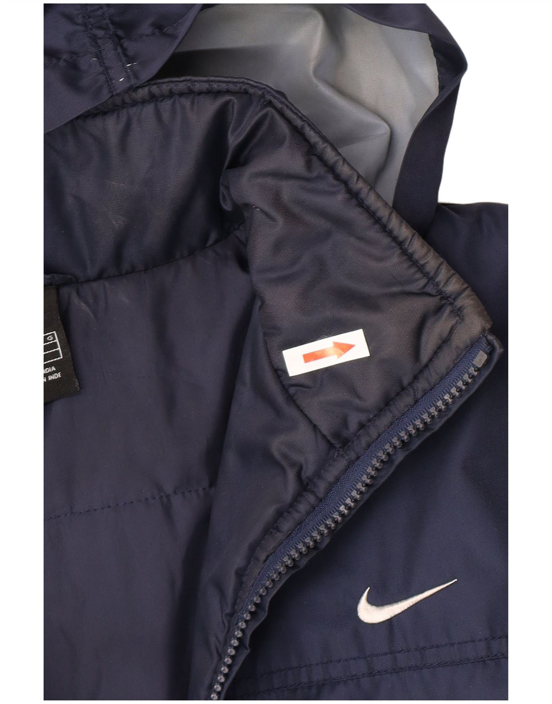 Chłopięca kurtka wiatrówka z kapturem Nike Nike na 12-13 lat, duża, granatowa