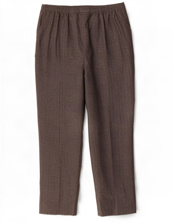 Damskie spodnie Chino Marks & Spencer UK 14 Large W34 L28 Szare nakrapiane
