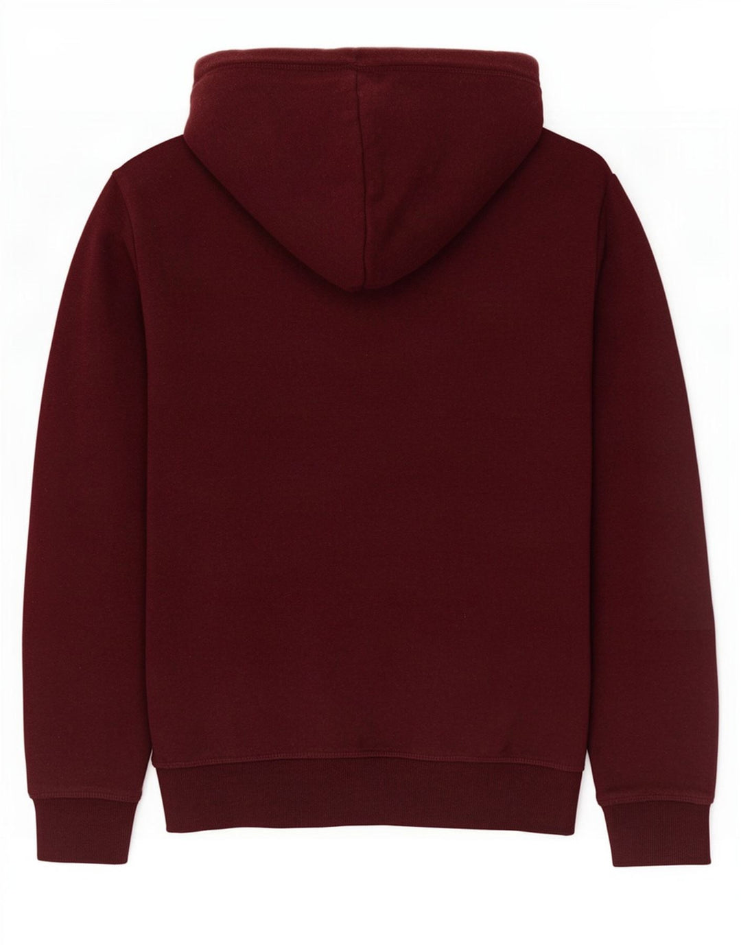 Męski sweter z kapturem i zamkiem Superdry, średniej wielkości bordowa bawełna