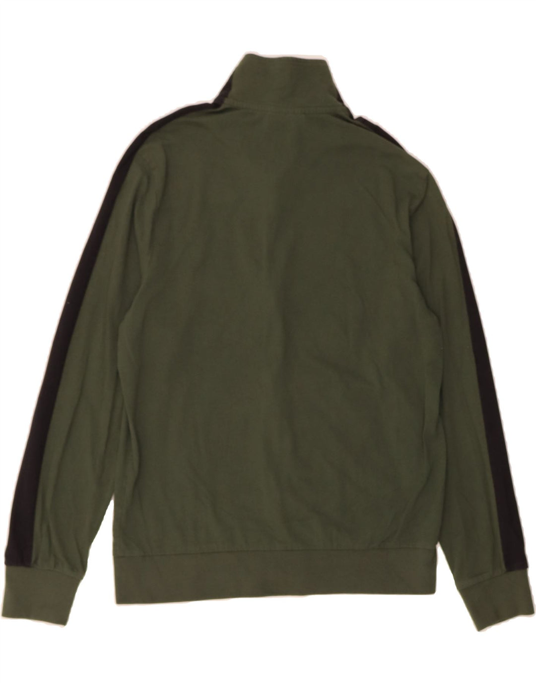 LOTTO Womens Tracksuit Top Jacket UK 14 Medium Green Colourblock Cotton Vintage Lotto and Second-Hand Lotto from Messina Hembry 