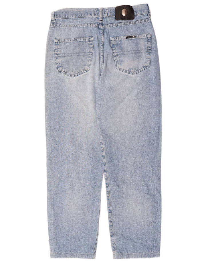 Męskie zwężane dżinsy TRUSSARDI W33 L28 niebieskie