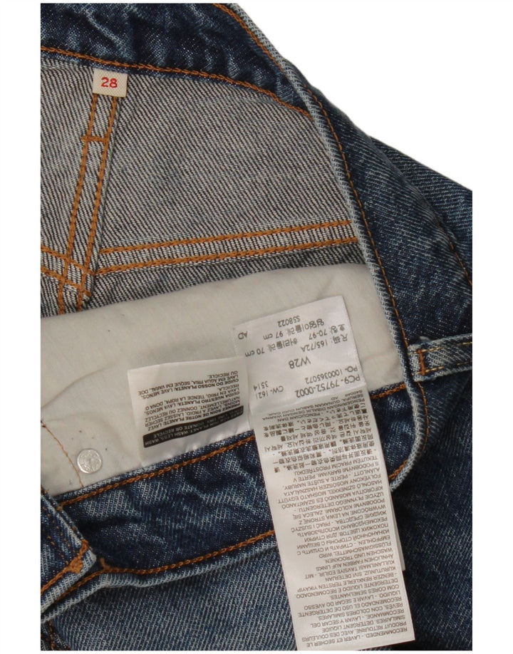 Damska spódnica dżinsowa Levi's w trudnej sytuacji W28 Średnioniebieska bawełna