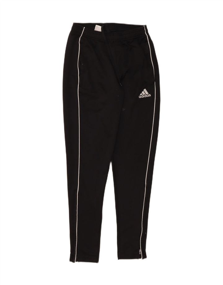 ADIDAS Womens Tracksuit Trousers UK 8 Small  Black Polyester Vintage Adidas and Second-Hand Adidas from Messina Hembry 