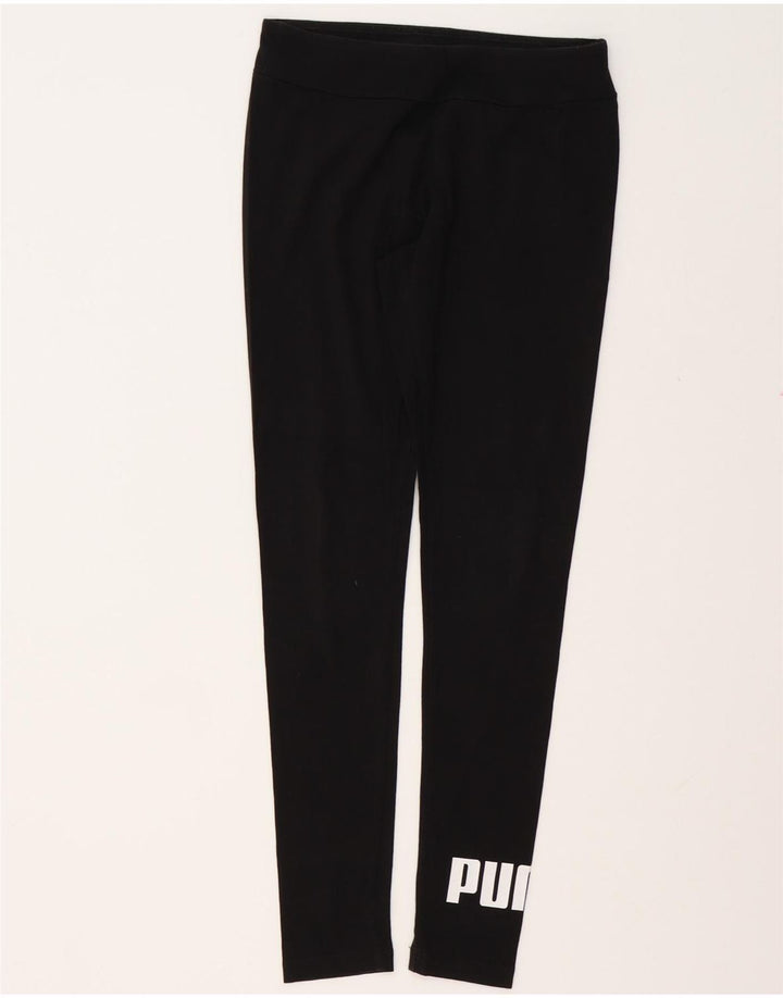 Damskie legginsy z grafiką PUMA UK 10 Small, czarne, bawełniane