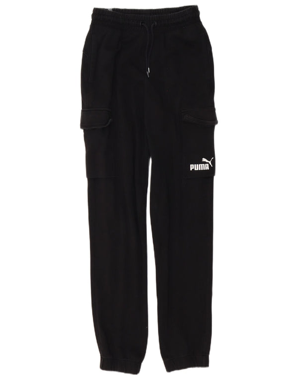 Męskie spodnie dresowe Puma Cargo Joggers XS Czarna bawełna