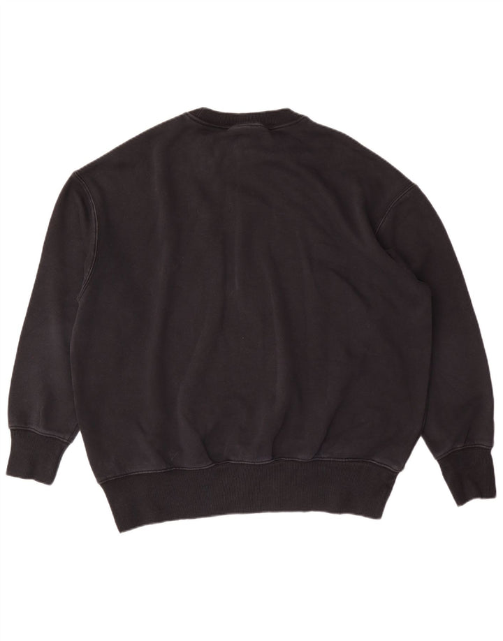 Męska bluza dresowa Nike o luźnym kroju, mała, czarna, bawełniana