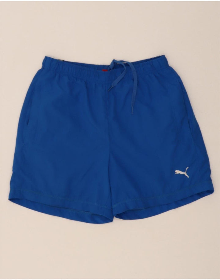 PUMA Mens Sport Shorts Small  Blue Polyester Vintage Puma and Second-Hand Puma from Messina Hembry 