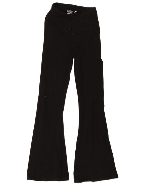 Damskie legginsy z wysokim stanem Hollister UK 6 XS, czarne, bawełniane