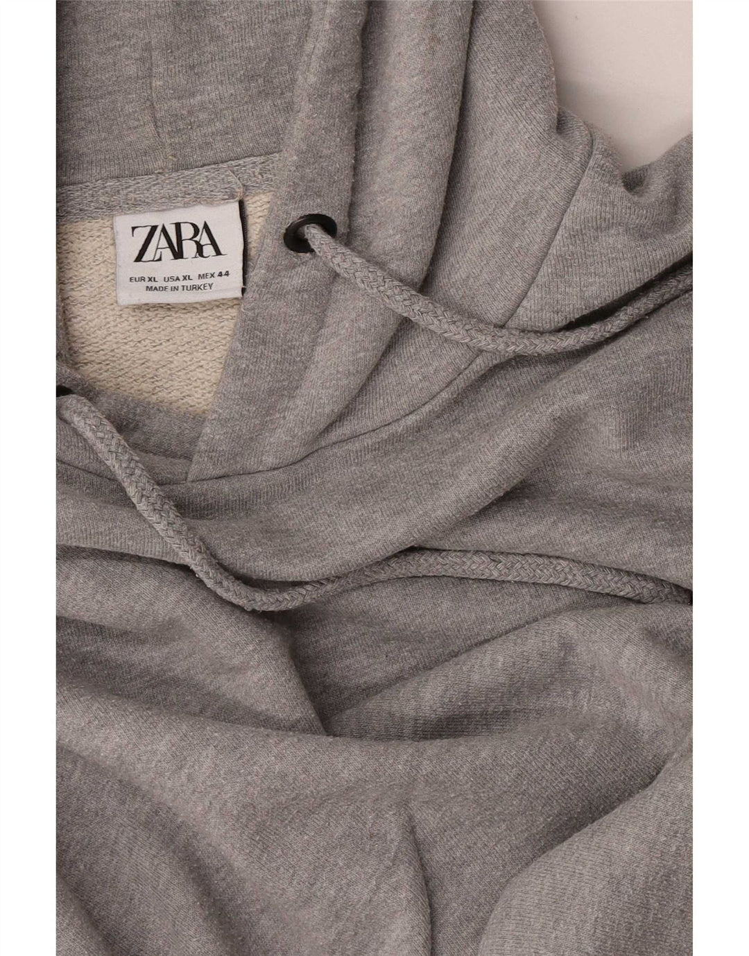 Męski sweter z kapturem Zara XL, szary