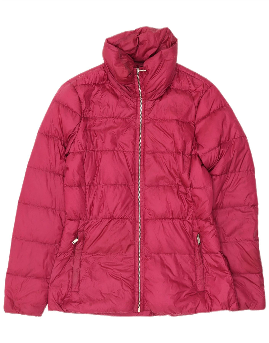 Damska ocieplana kurtka Massimo Dutti UK 10 Small Pink Nylon