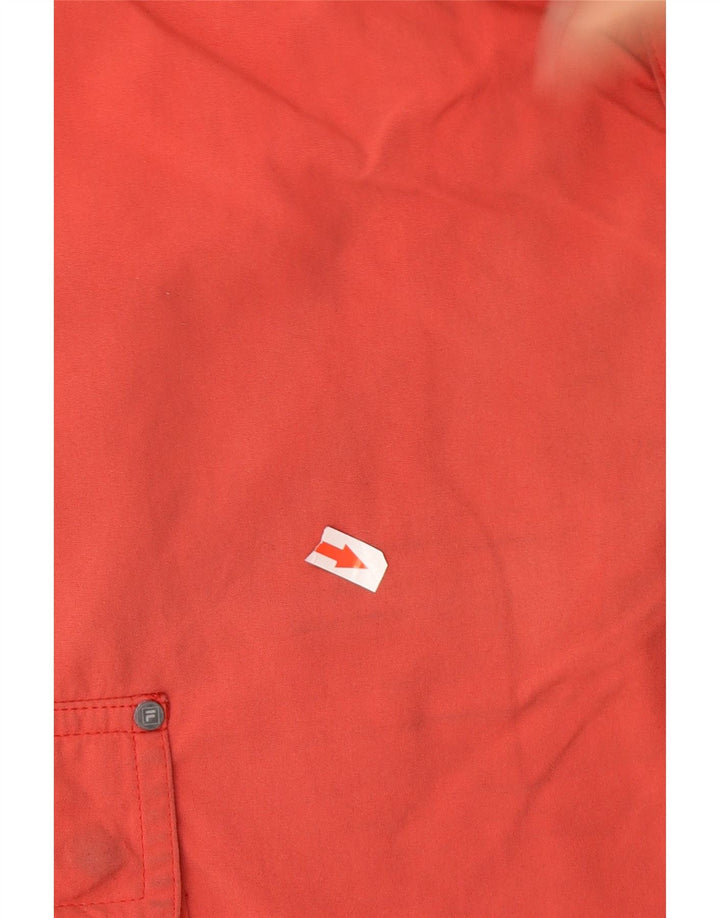 Męskie spodenki cargo Fila Medium W32 czerwone