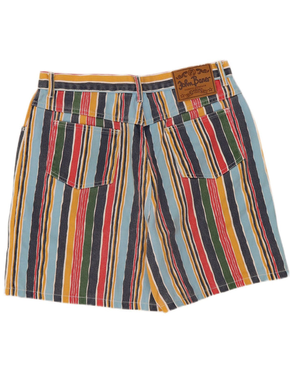 Damskie szorty John Baner UK 16 Large W32 w wielokolorowe paski